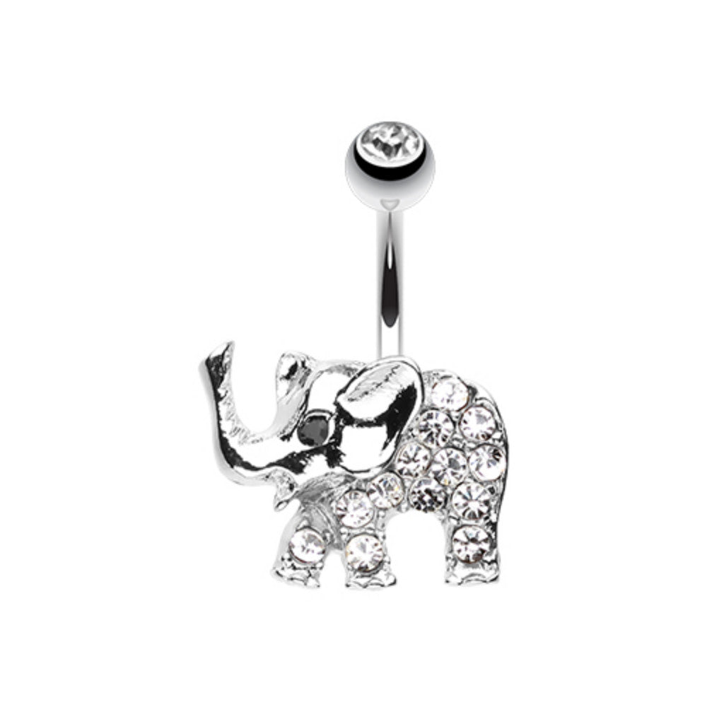 Elephant Walk Belly Button Ring