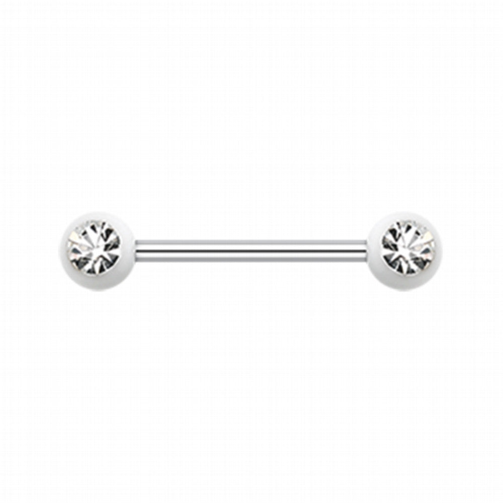 Acrylic Gem Ball WildKlass Nipple Barbell Ring – WildKlass Jewelry