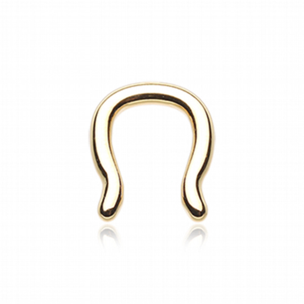 Gold PVD Steel Septum Ring