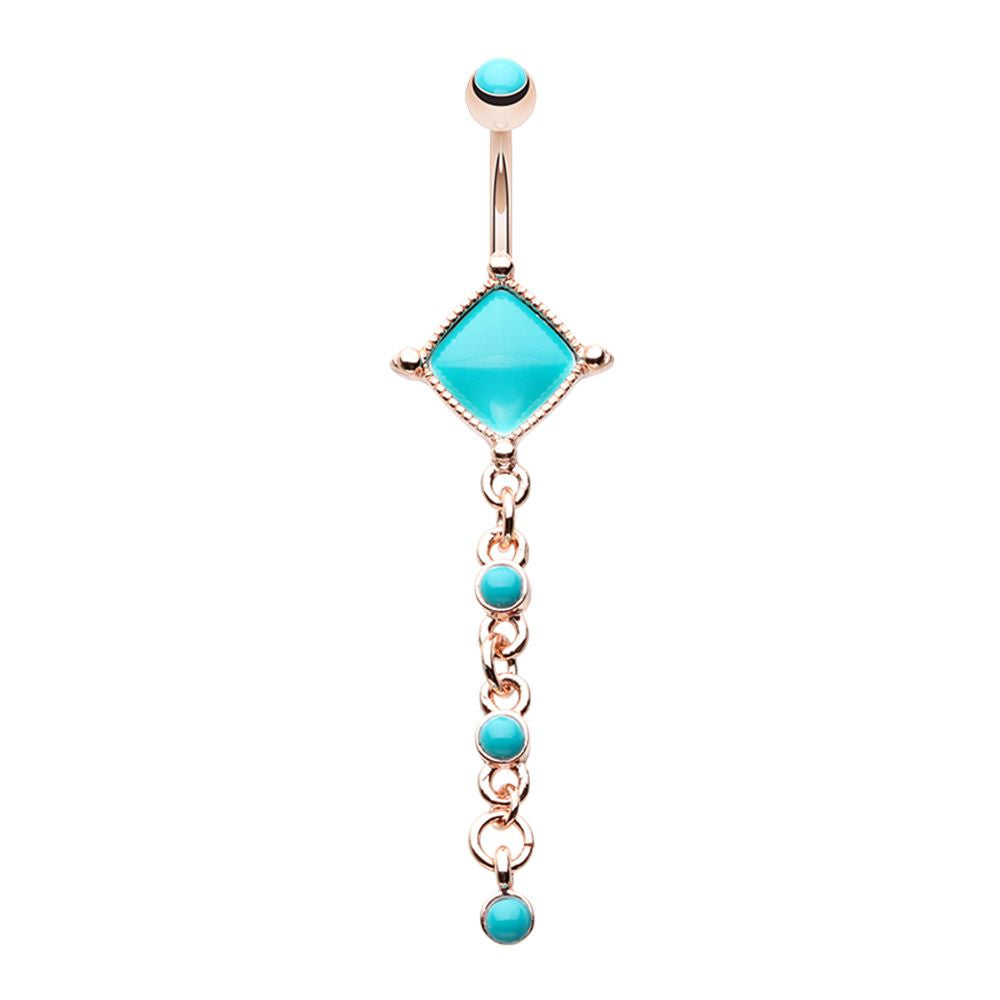 WILDKLASS Rose Gold Arabian Princess Belly Button Ring