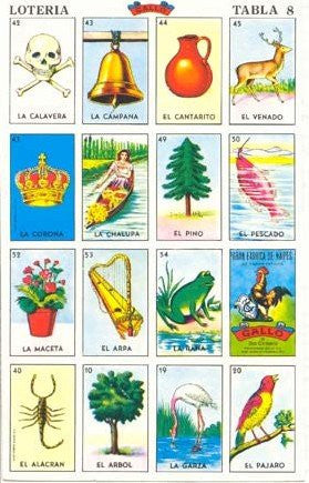 Play loteria mexicana online, free