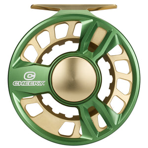 Tibor Reels - The Riptide - Frost Silver with Lime - Custom Tarpon