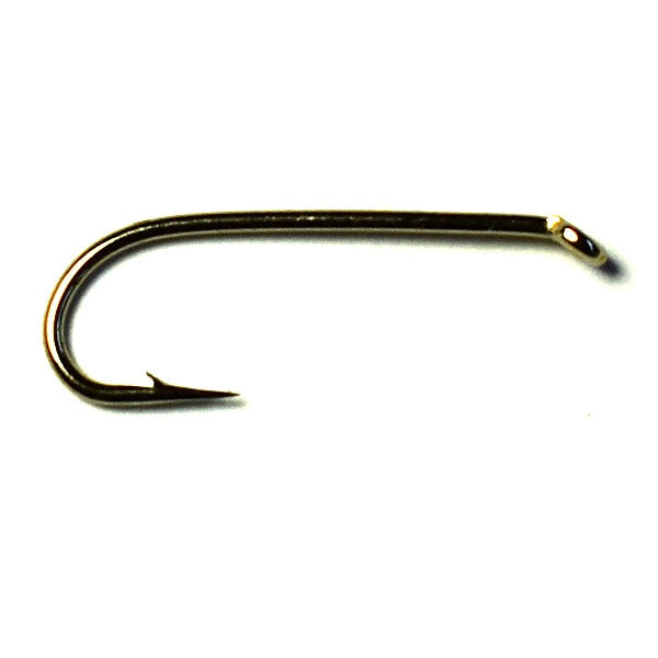 100 MUSTAD HOOKS no.10 NYMPH/DRY FLY TYING HAMECONS RONDS BRONZED