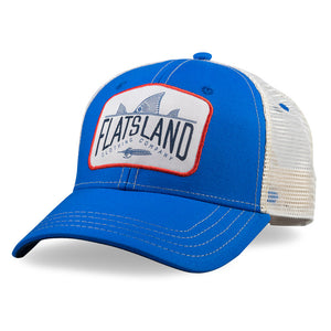 Flatsland Rollers Tarpon Trucker Hat Orange - Wilkinson Fly Fishing LLC