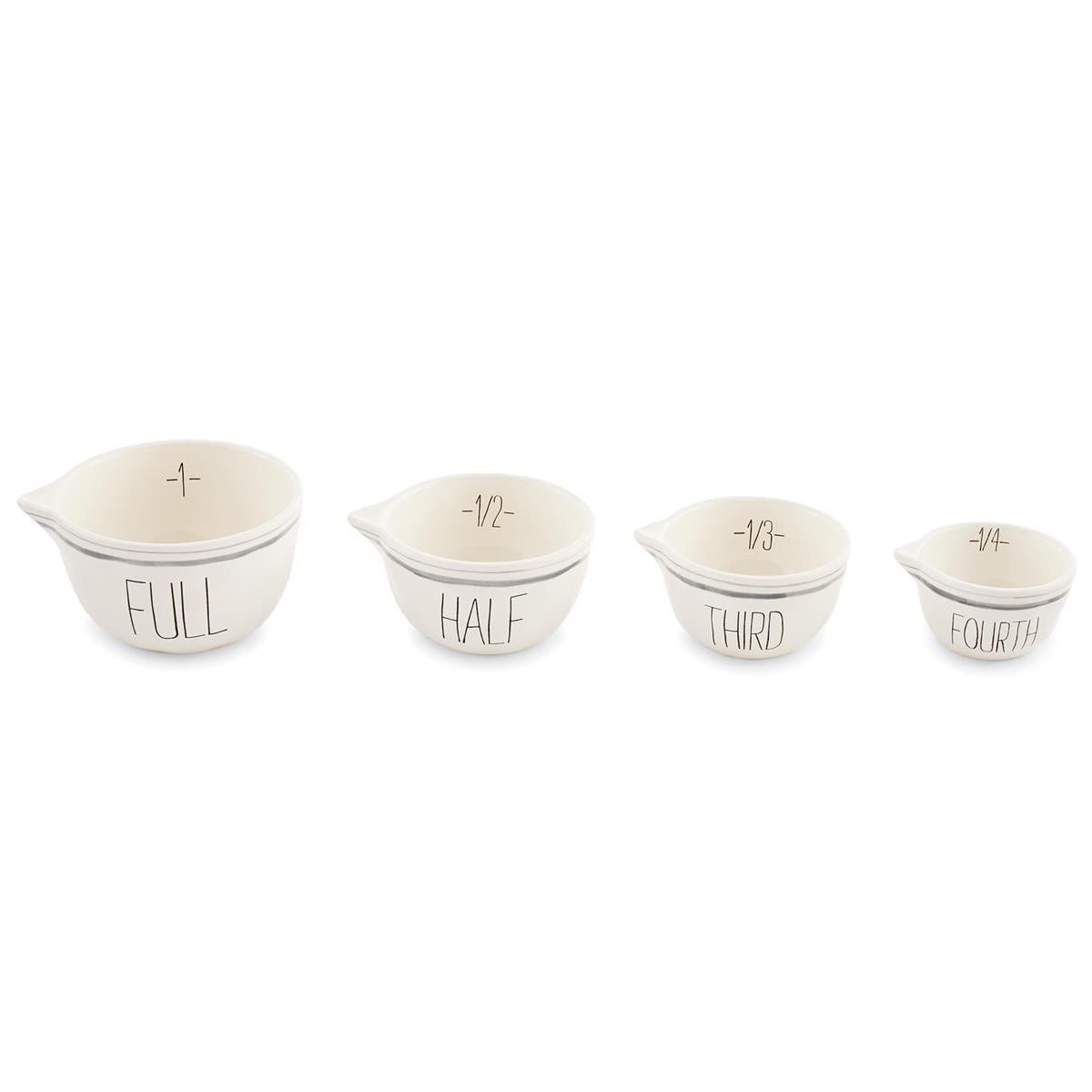 Mud Pie Stoneware Measuring Bowls