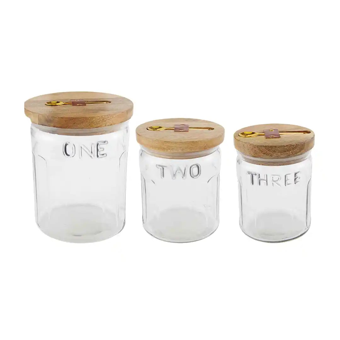 Mud Pie - Beaded Canister Set – Kitchen Store & More