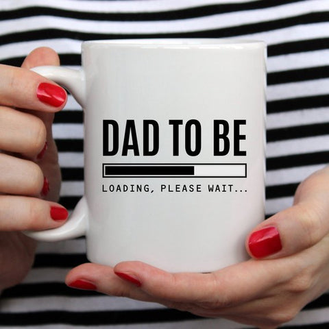 Image of Baby Announcement Mug, Future Dad Gift, Dad To Be