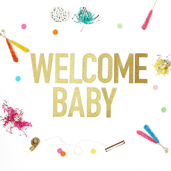 welcome baby banners