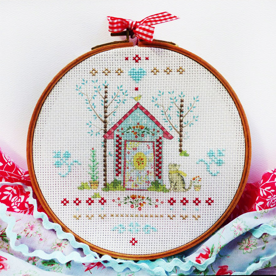 Charles Craft-Tamar Nahir-Yana - HOME Embroidery Kit - DMC Stitch Kit - Great Quick Prtoject