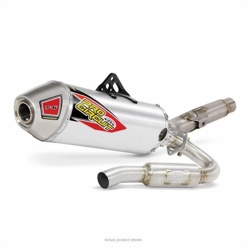 Pro Circuit T-6 JCR Replica Exhaust System 2005-18 Honda CR450X | 0111345GX