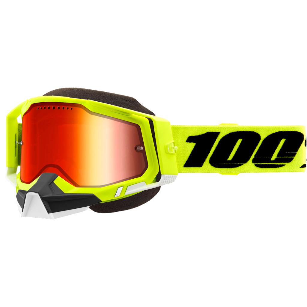 100&percnt; Racecraft 2 Snowmobile Goggles