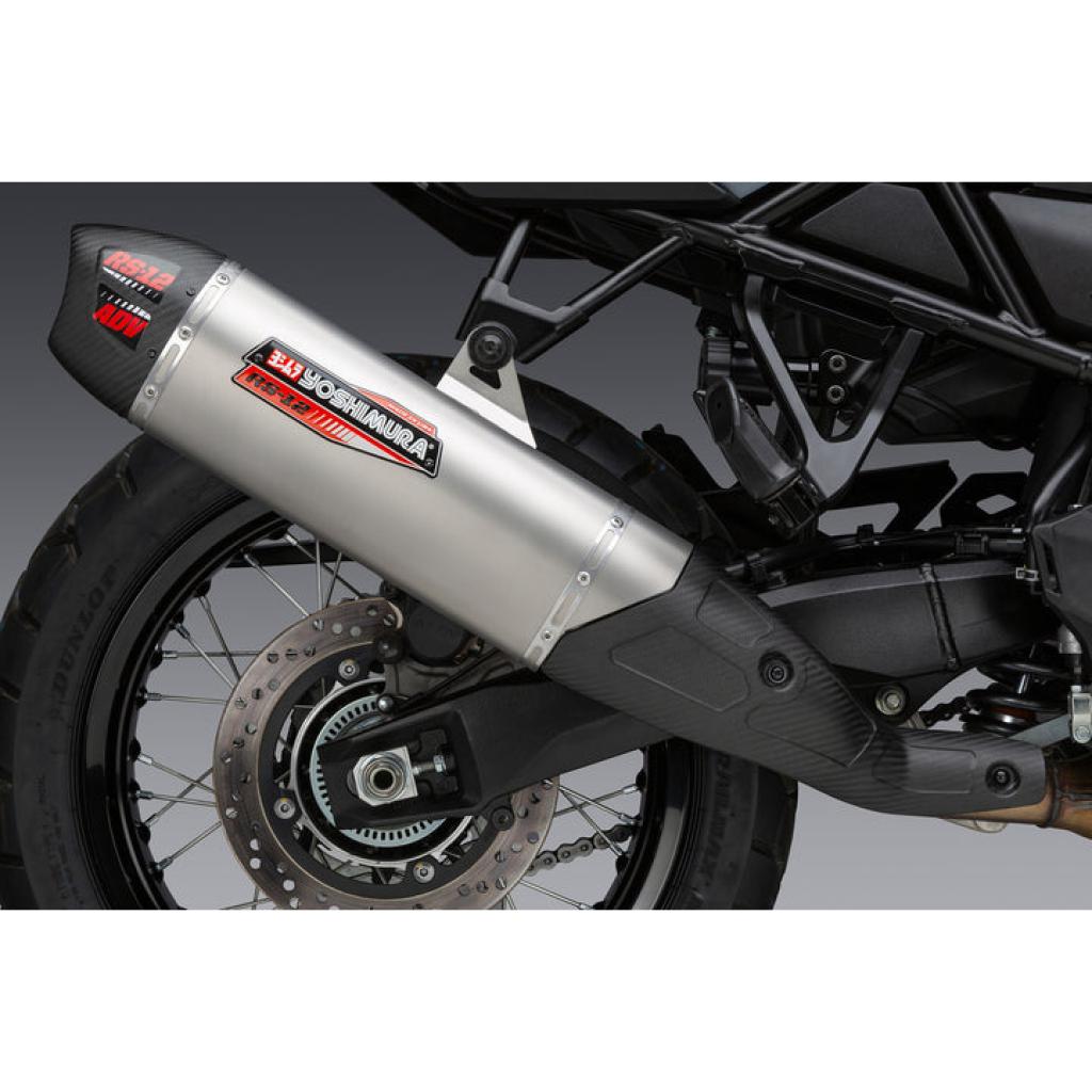 Yoshimura RS-12 Slip-On Stainless Muffler 2023 Suzuki V-Strom 800 &verbar; 11710BS520