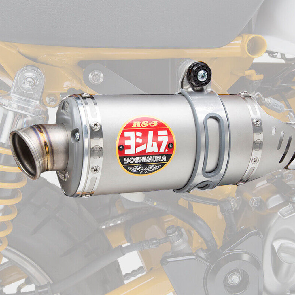 Yoshimura RS-3 Stainless Full Exhaust 2019-23 Honda Monkey &verbar; 12130A5500