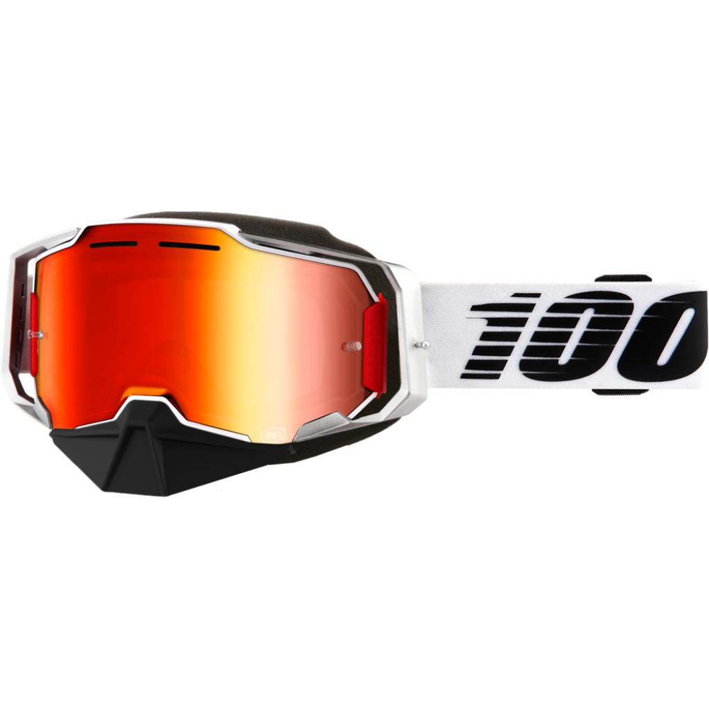 100&percnt; Armega Snowmobile Goggles