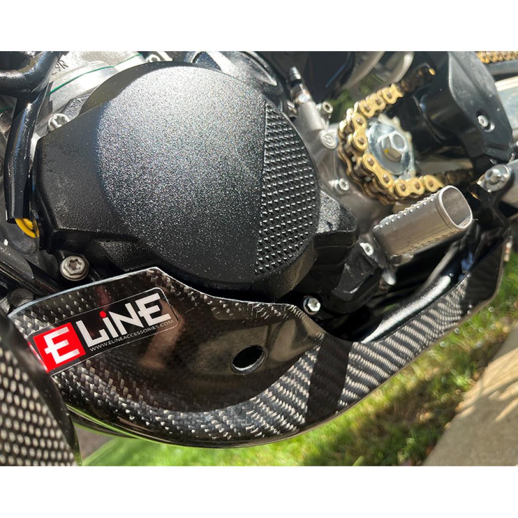 E-Line Carbon Fiber Skid Plate 2023-UP KTM/HUS/GAS 250/300 &verbar; MSP30023