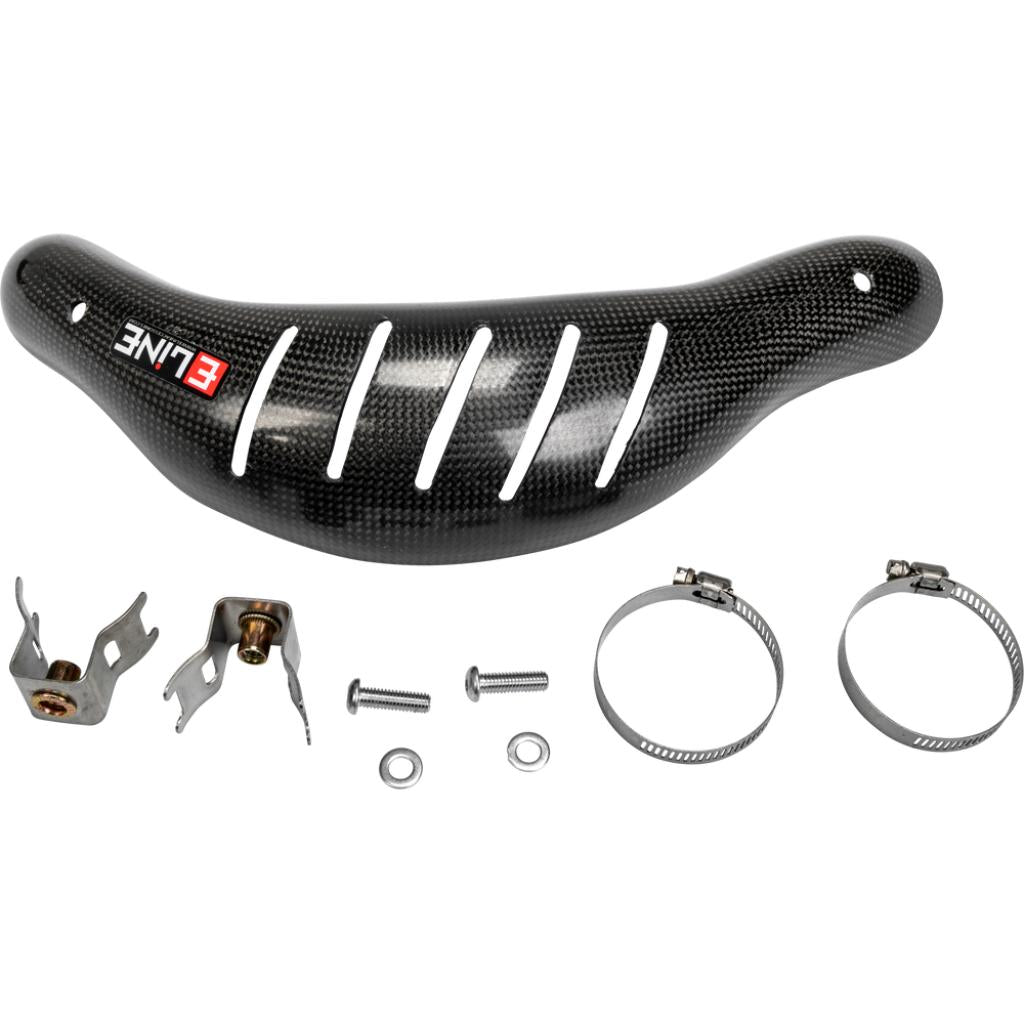 E-Line - KTM/Husqvarna 350cc Carbon Fiber Pipe Guard ('19-'22) | MHS350SXF