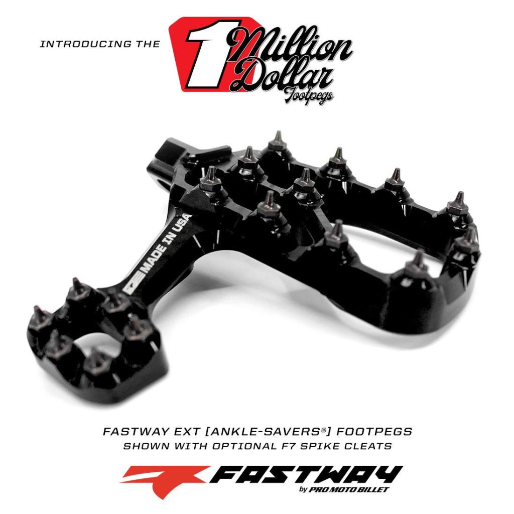 Fastway EXT Footpegs 2023 Yamaha YZ450F &verbar; 22-4-021