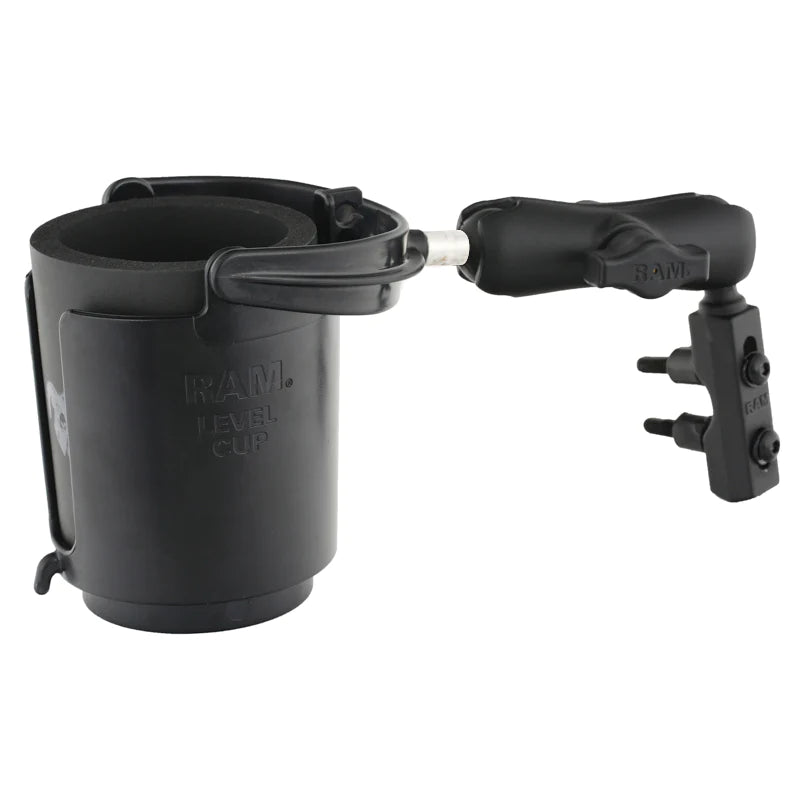 Ram Level Cup 16oz Drink Holder Brake/Clutch Reservoir Mount &verbar; RAM-B-132-309