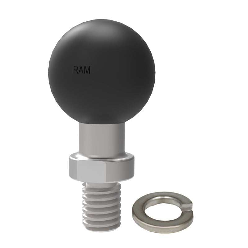 Ram Ball Adapter w/ 3/8"-16 Threaded Post & Lock Washer - B Size &verbar; RAM-B-236U