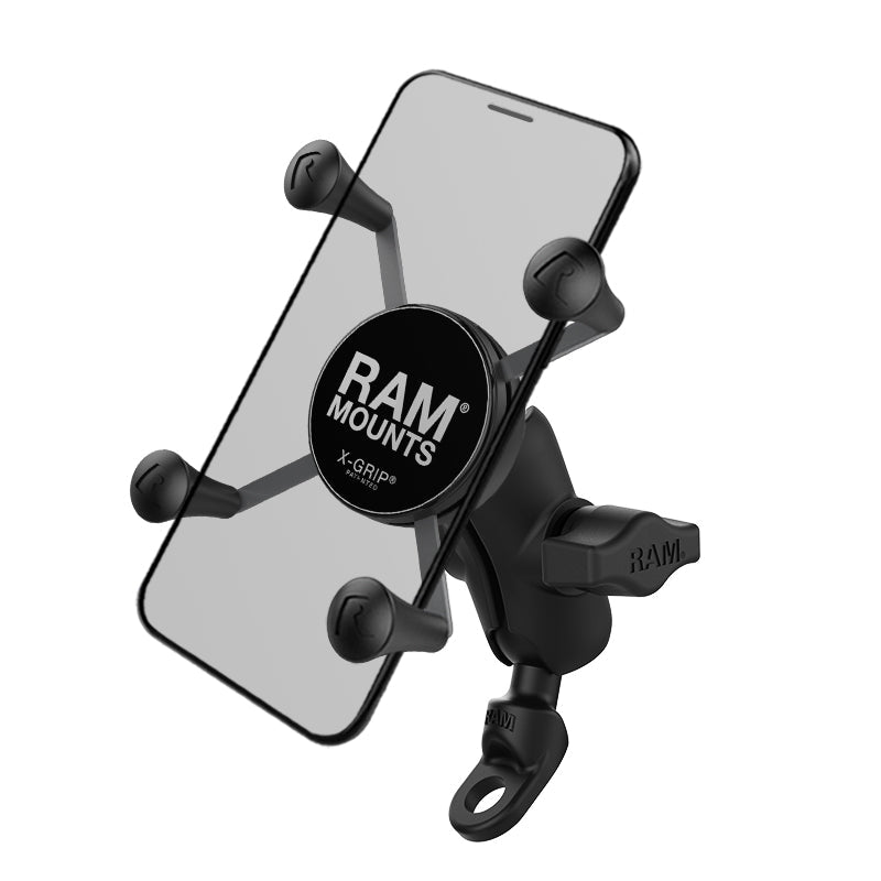 Ram X-Grip Phone Mount w/ 9mm Angled Bolt Head Adapter &verbar; RAM-B-272-A-UN7