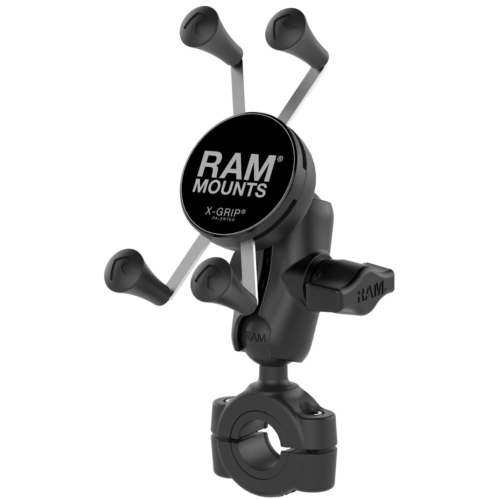 Ram X-Grip Phone Mount w/ Torque Medium Rail Base - Short &verbar; RAM-B-408-75-1-A-UN7
