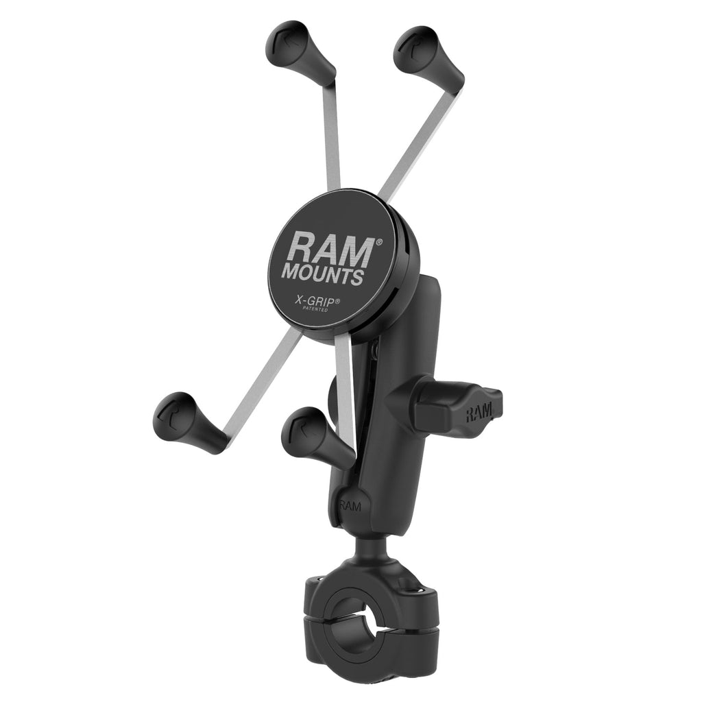 Ram X-Grip Large Phone Mount w/ Torque Medium Rail Base - Medium Arm &verbar; RAM-B-408-75-1-UN10U