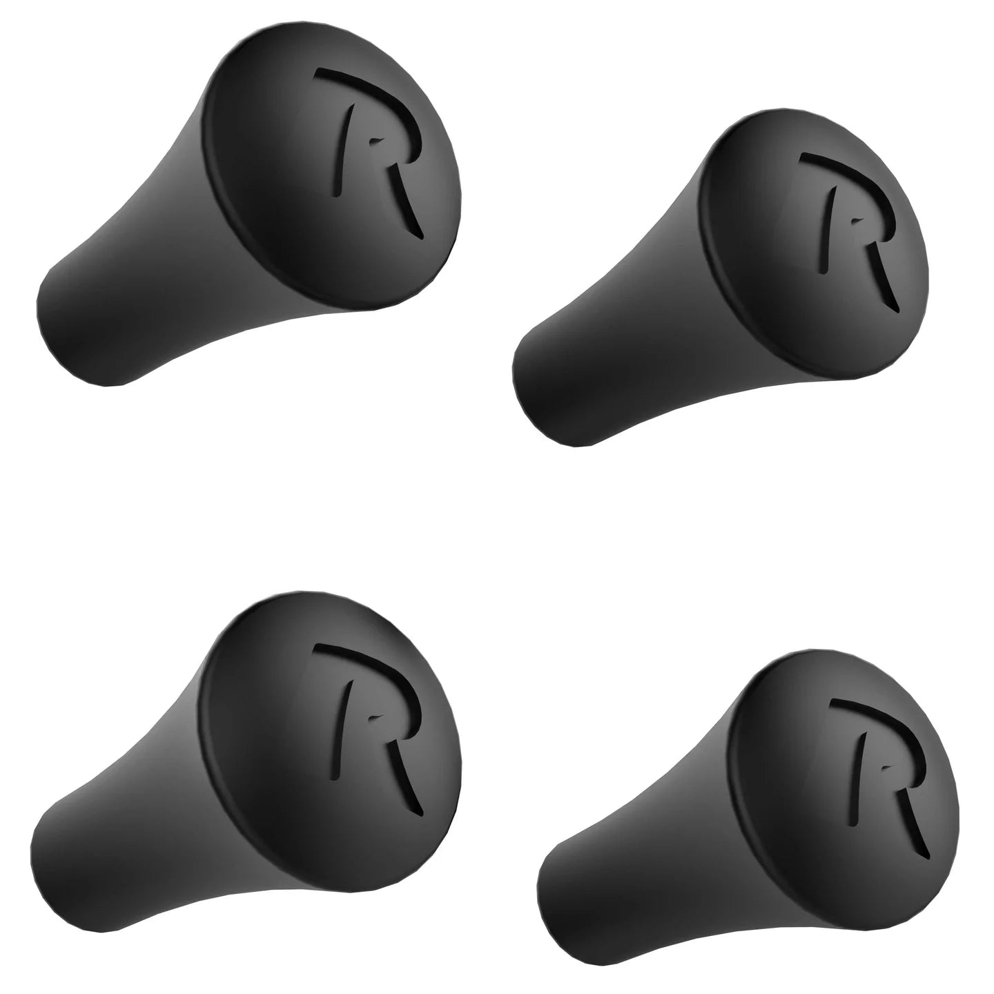 Ram X-Grip Rubber Cap 4-Pack Replacement &verbar; RAP-UN-CAP-4U
