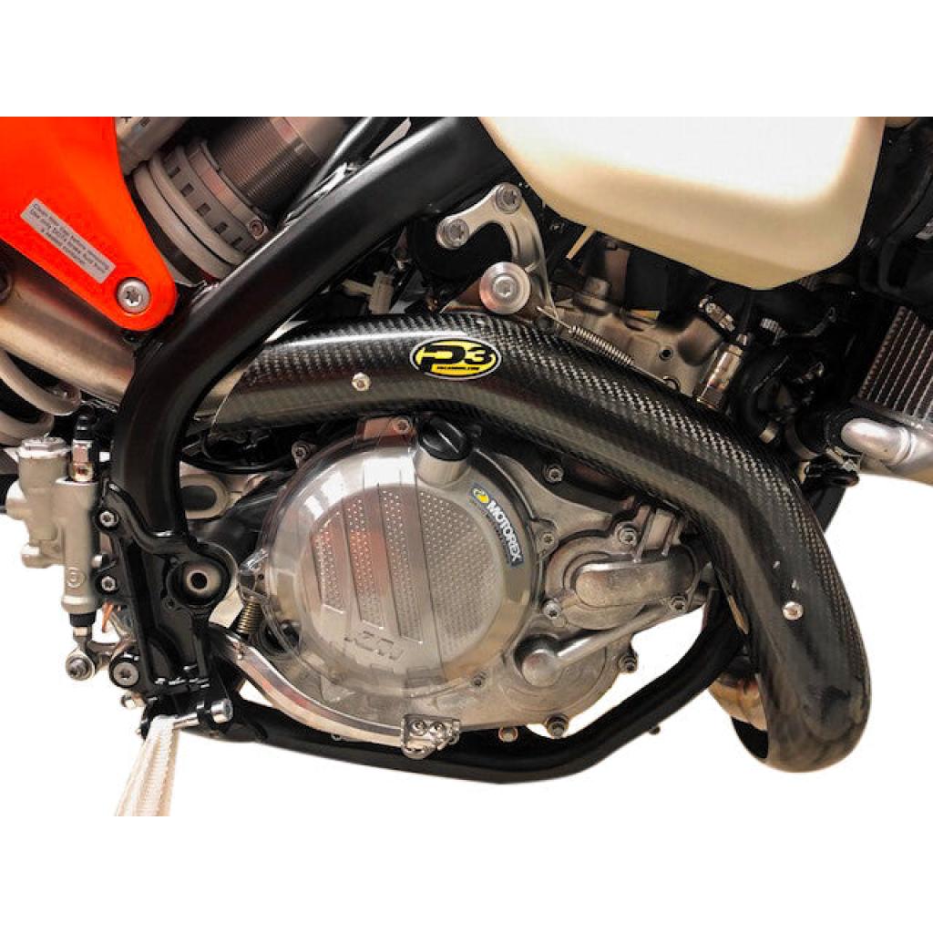 P3 Carbon Fiber Header Heat Shield For KTM/HUS &verbar; 201099