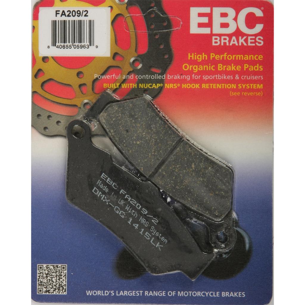 EBC Standard Brake Pads &verbar; FA209/2