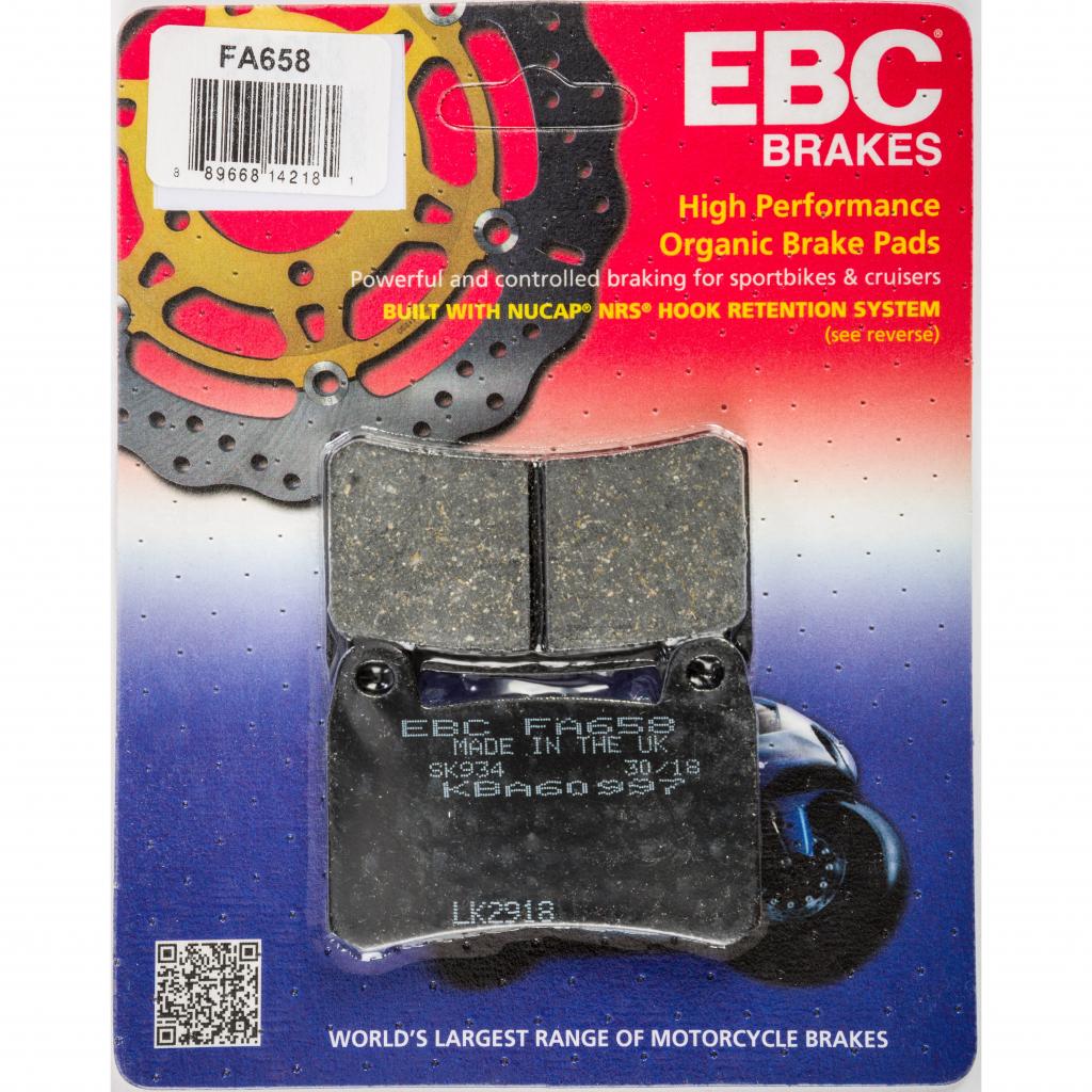 EBC Organic Brake Pads &verbar; FA658