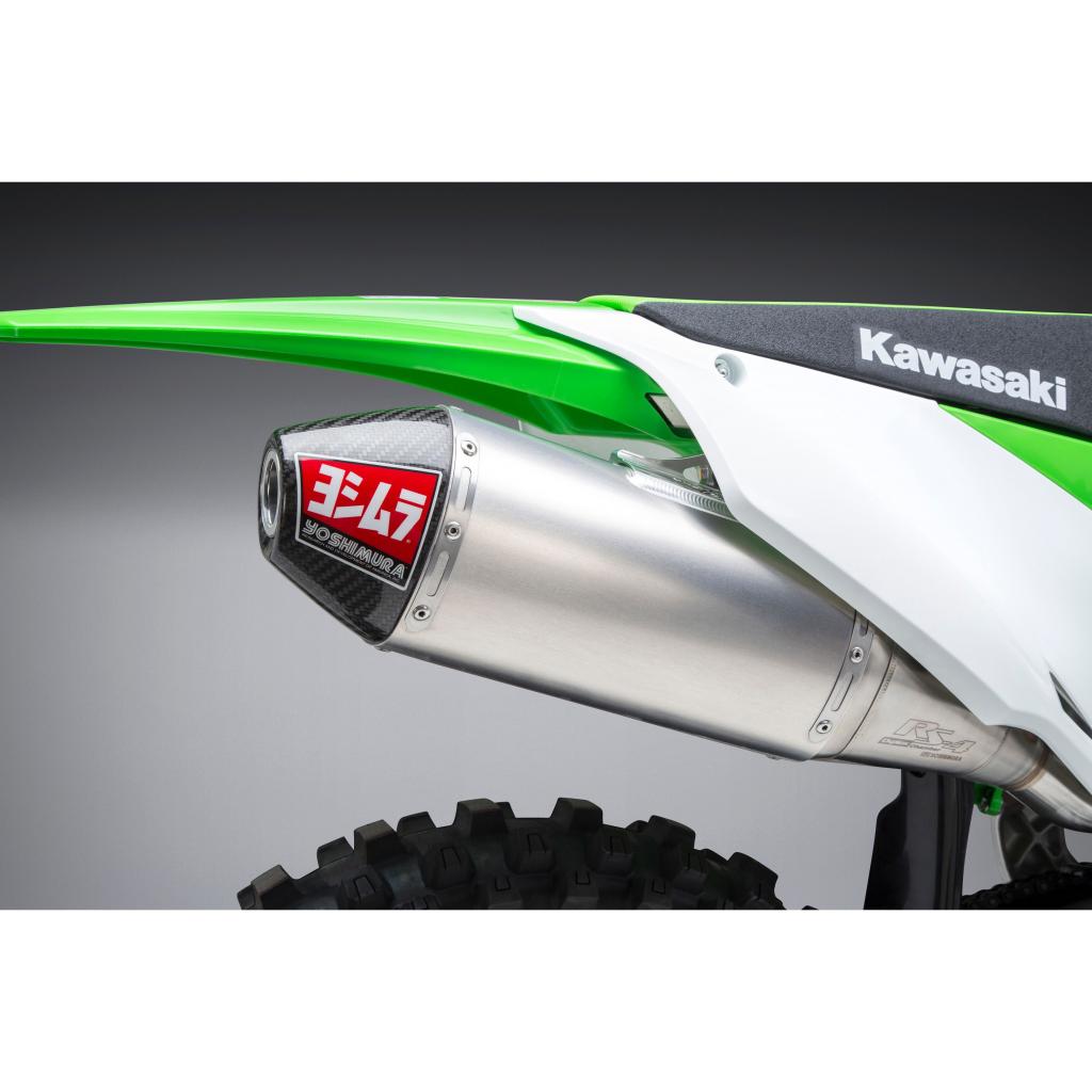 Yoshimura RS-4 SS Slip-on Muffler 2019-23 Kawasaki KX450/X | 244722D320