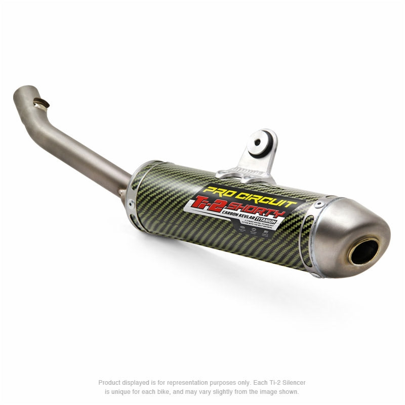 Pro Circuit TI-2 Shorty Kevlar Silencer 2019-23 KTM/HUS/GAS 125/150 | 1151912K