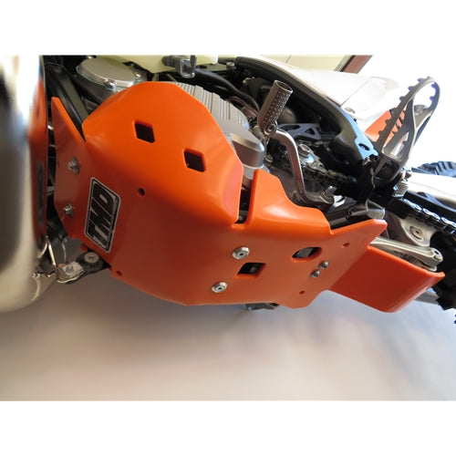 TM Designworks - KTM/Husky 250/300 (17-19) Extreme Full Coverage Skid Plate With Link Guard &verbar; KHLG-253