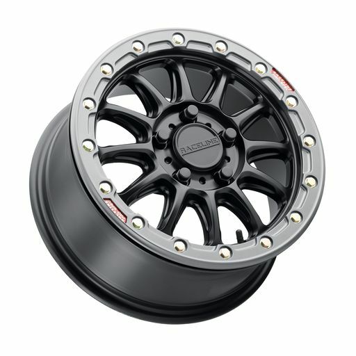 Raceline A14 Alpha Black/Gunmetal Beadlock Wheels