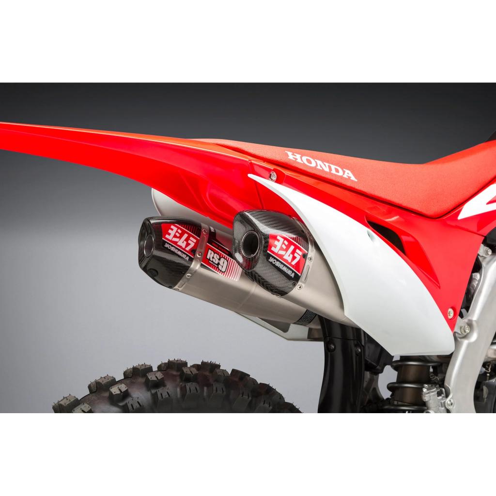 Yoshimura RS-9T Dual Slip-On Exhaust 2018-19 Honda CRF250R/RX | 22843BR520