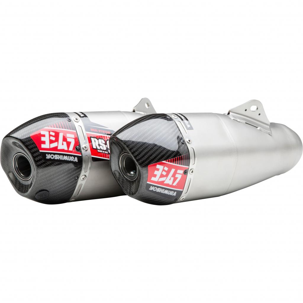 Yoshimura RS-9T Stainless Dual Mufflers 2020-21 Honda CRF250R/RX | 22844BR520