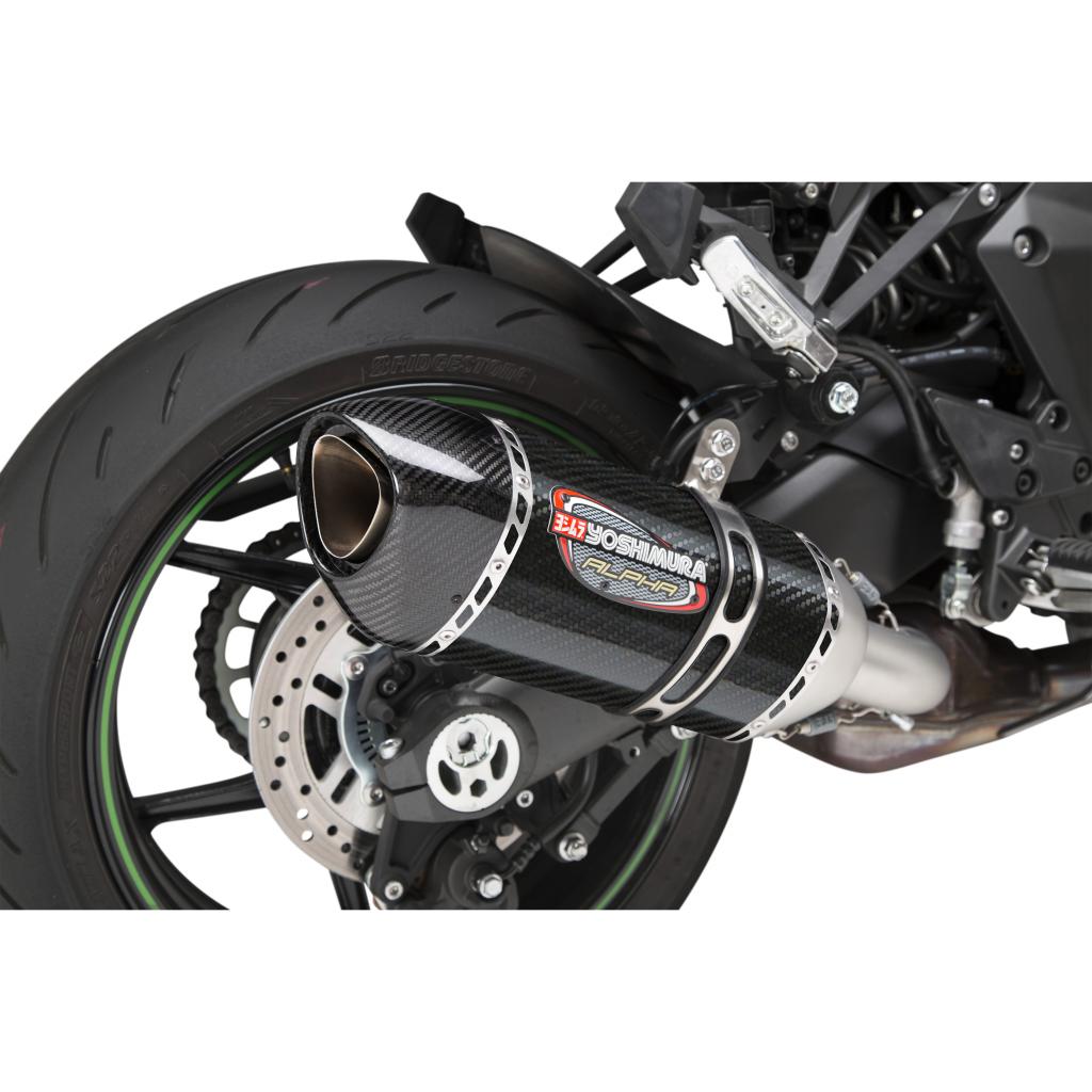 Yoshimura Alpha Slip-On Exhaust For Kawasaki Ninja 1000SX (2020-2023) &verbar; 14161BP220