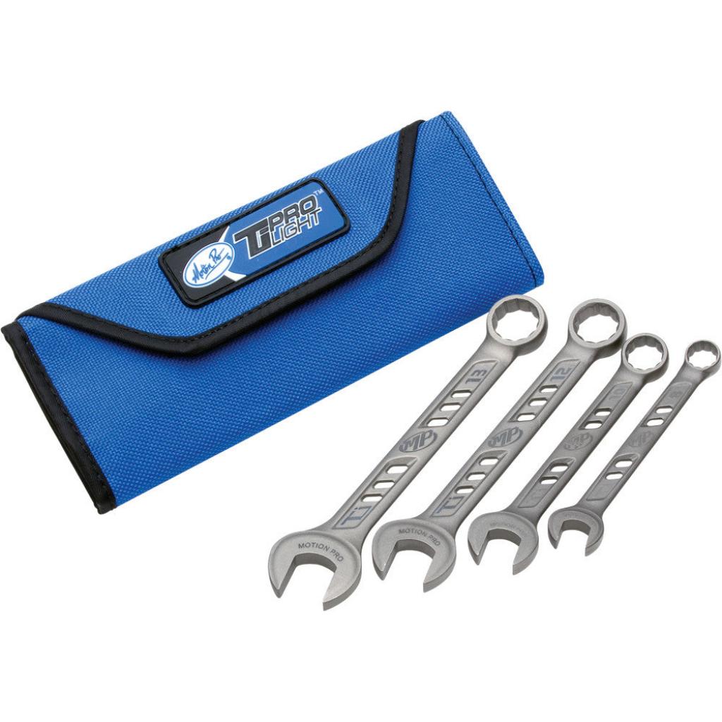 Motion Pro TiProlight Titanium Combination 4 Piece Wrench Set &verbar; 08-0478