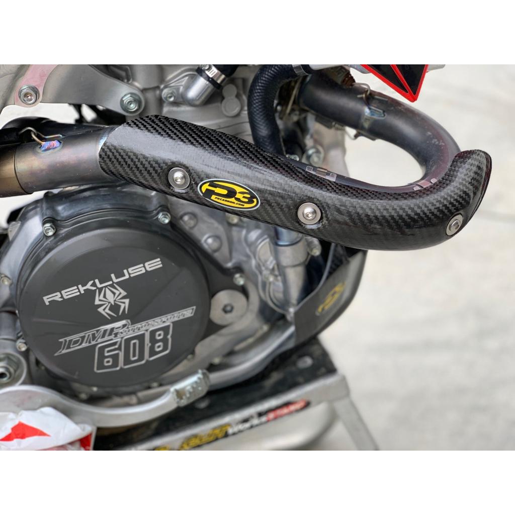 P3 Carbon Fiber Header Heat Shield For Honda &verbar; 205074