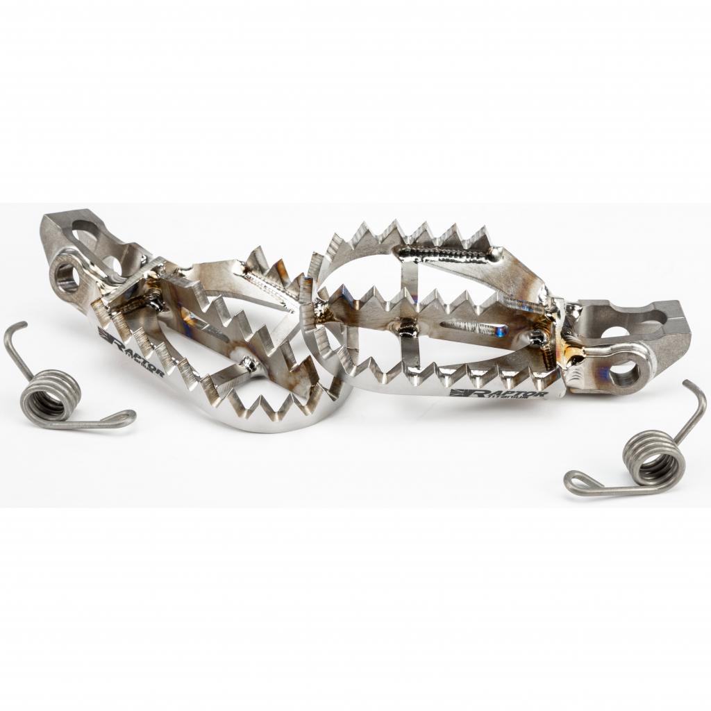 Raptor Titanium Foot Pegs Yamaha YZ450F (2023) | MojoMotoSport.com