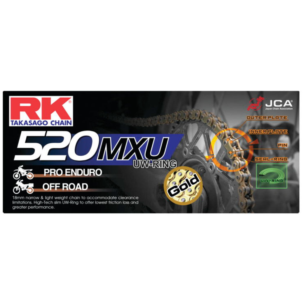 RK Chains - 520 MXU Chain