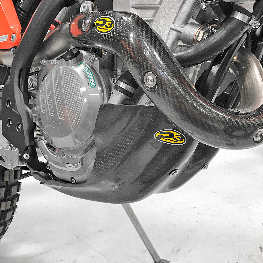 P3 Carbon Fiber Skid Plate For KTM/GasGas/HUS &verbar; 301096