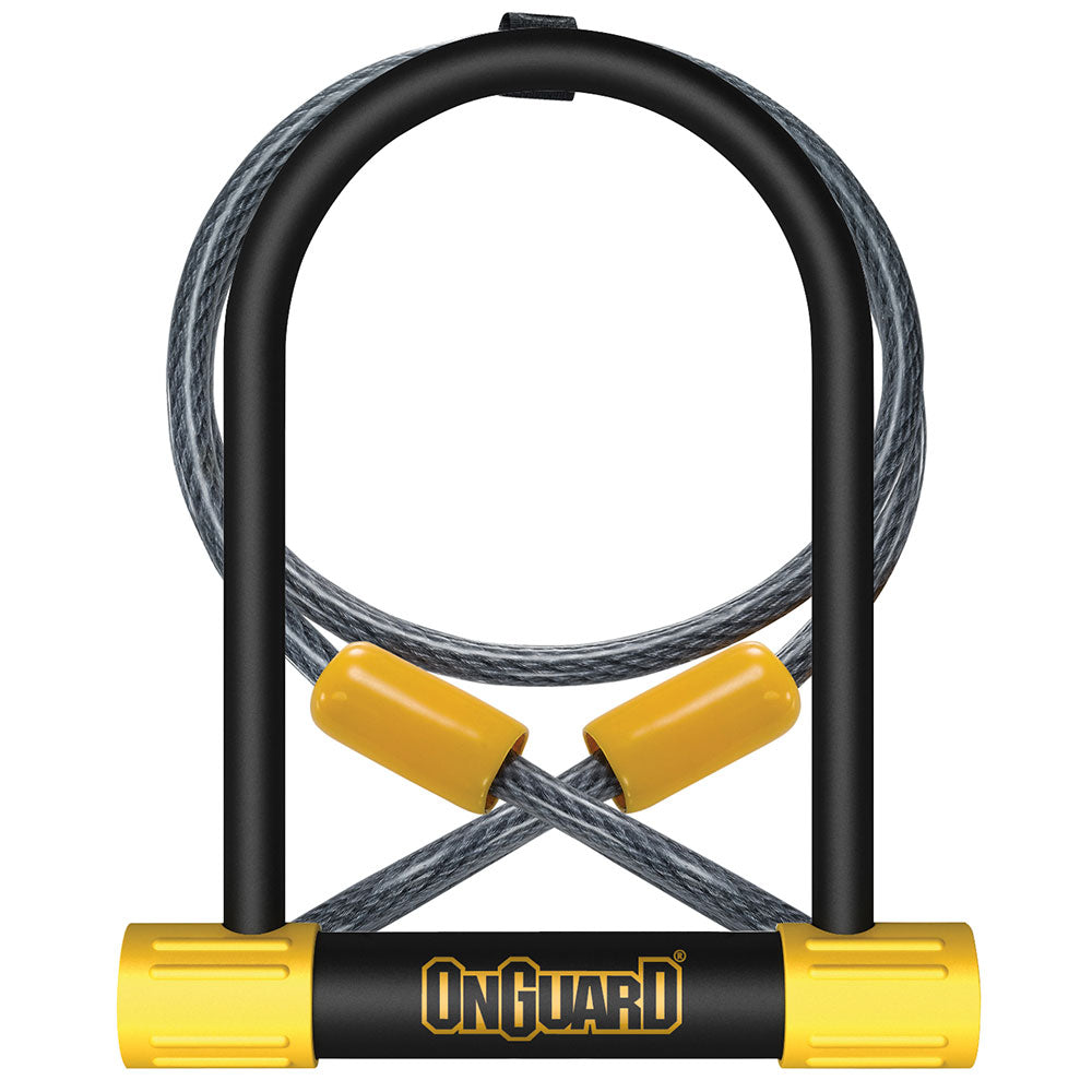 OnGuard Bulldog U-Lock w/ Cable 4 Ft &verbar; 8012