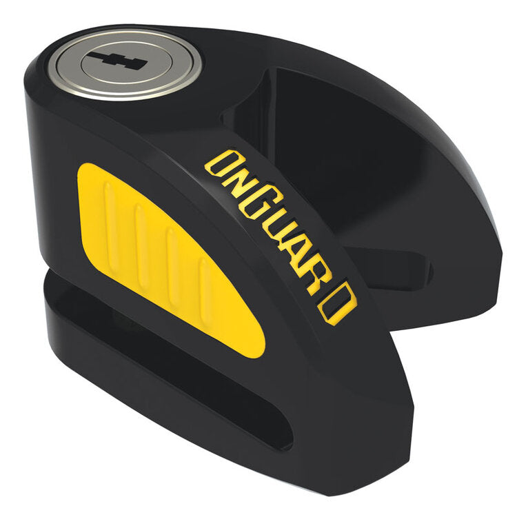 OnGuard Boxer Disc Lock Blk/Yel w/ Reminder & Pouch &verbar; 8052B