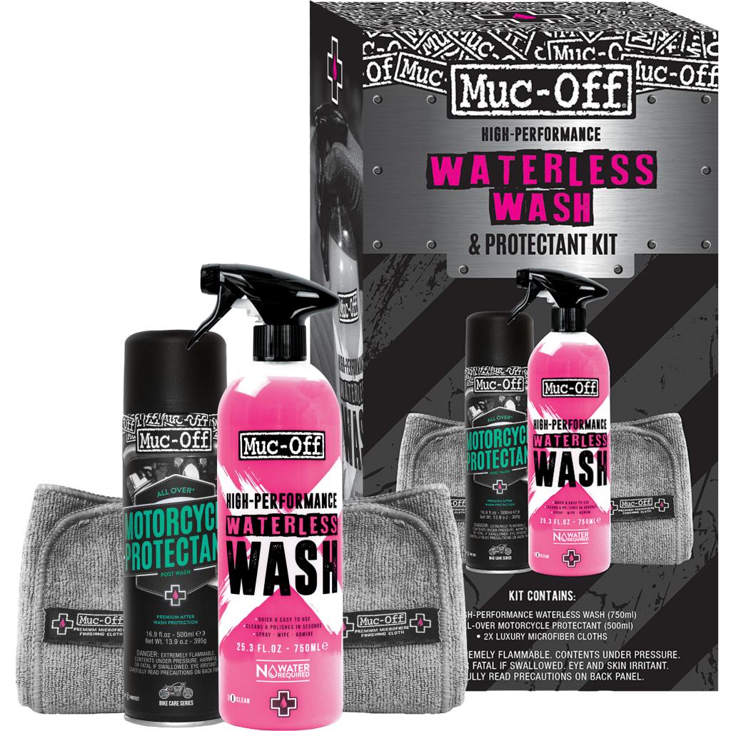 Muc-Off Motorcycle Waterless Wash & Protect Kit &verbar; 20029US