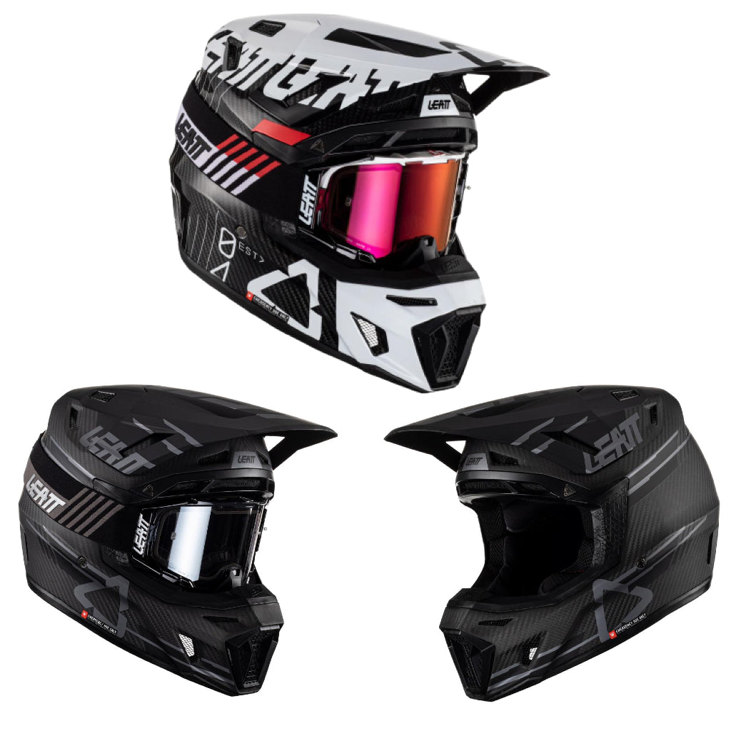 Leatt 9.5 Carbon Helmet Kit With 5.5 Iriz Goggles V24