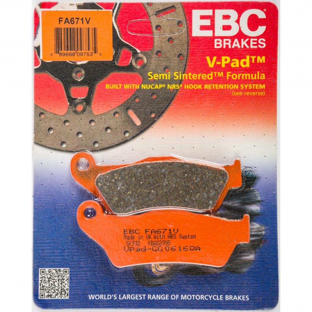 EBC Semi-Sintered Brake Pads &verbar; FA671V