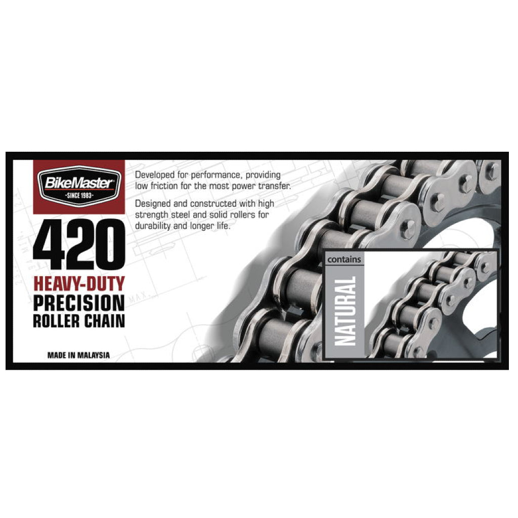 BikeMaster - 420 Heavy-Duty Precision Roller Chain