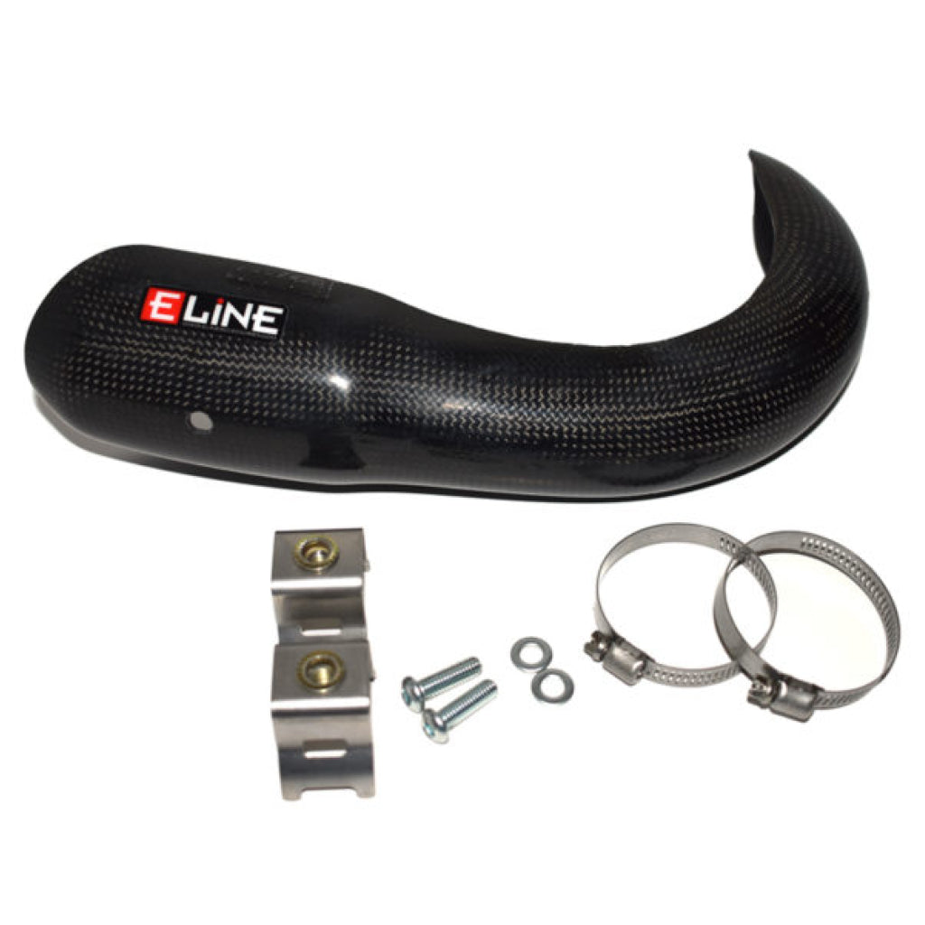 E-Line - Honda CRF250 FMF PowerBomb Carbon Fiber Pipe Guard (R) '04-'08 (X) '06-'13 | HPB250F