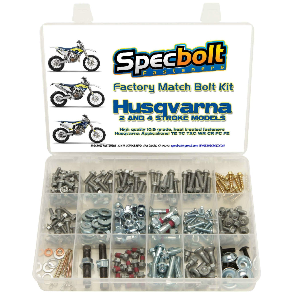 Specbolt - Husqvarna 250pc 2/4 Stroke Bolt Kit - HUS-250